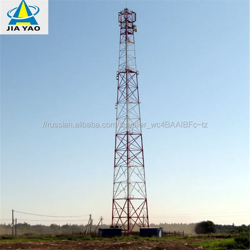 30 м 60 80 радио Wifi антенна ячейка Gsm сотовая самоподдерживающаяся решетчатая телекоммуникационная башня