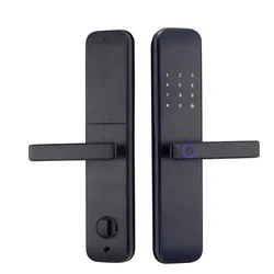 Wholesale front door home locks tuya smart electronic door lock fingerprint smart door lock digital