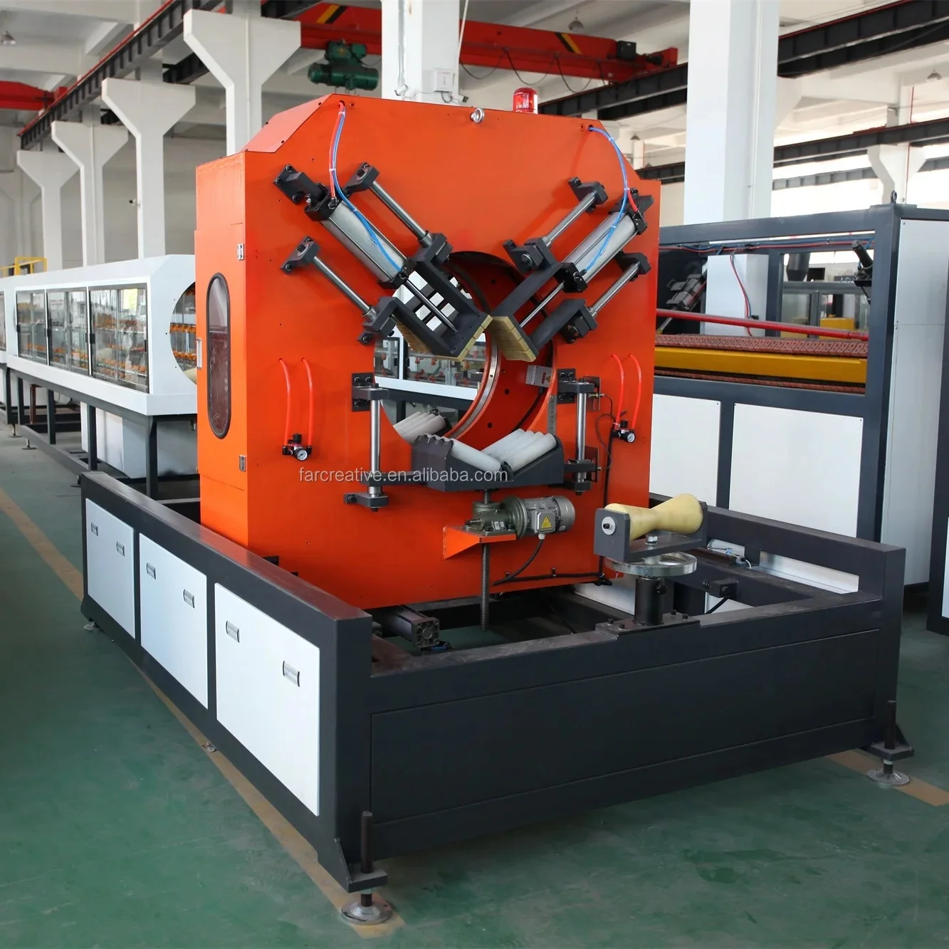 FAR CREATIVE High Speed Plastic Extruder Exrtrusion Machine Pipes Manufacturing Equipments Production Pvc Pipe Machinery