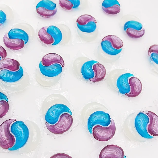 Wholesale Laundry Detergent OEM 3in1 Clothes Washing Apparel Pods Liquid Soap