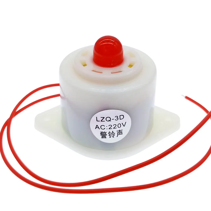 LZQ-3D Electronic Buzzer Beep Alarm High-decibel 12V 24V 220V Acoustic-optic alarm Indicator flashing light