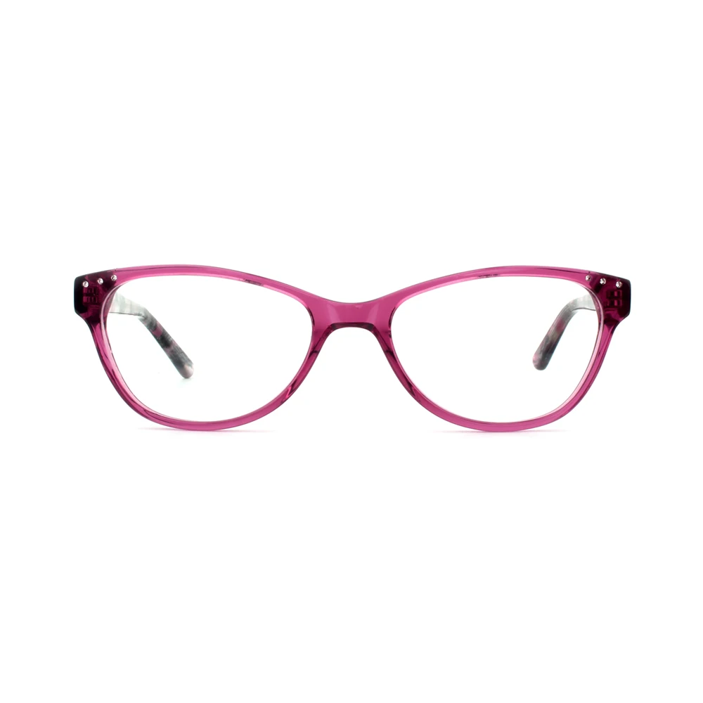 Red blue slim glasses short sighted eyeglasses specs frames for girls