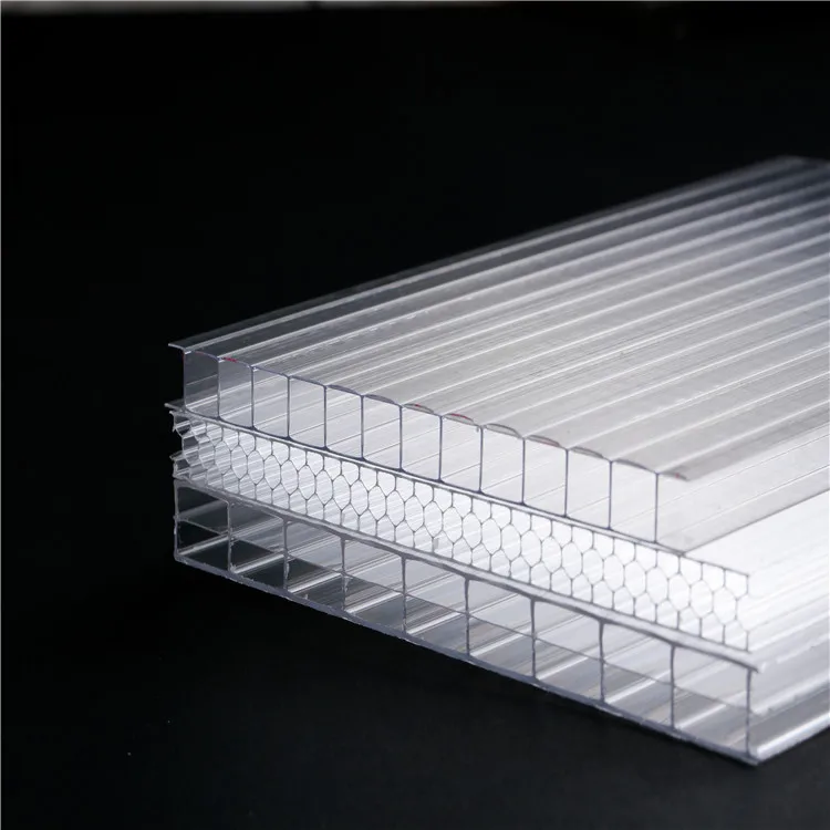 Transparent 12mm multiwall polycarbonate sheet