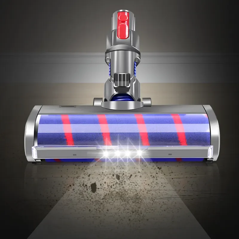 Light Weight Removable Carpet Floor LED Vacuum Cleaner Brush For Dysons V11 V10 V8 V7 V15 Electric Head Vacuum Part Accessory