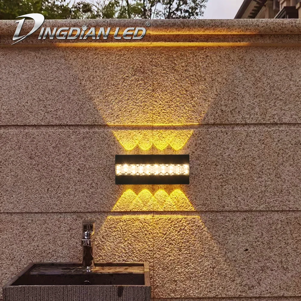 Outdoor LED Wall Lamp Waterproof IP65 AC85-265V 10W/8W/6W  Up and Down Lighting LED Wall Light Modern Ambiance for Home Office