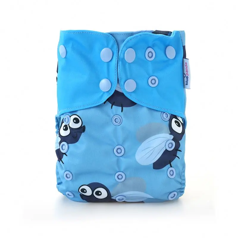 Wholesale Customizable Size Different Colors Comfortable Nonwoven Cotton Reusable Cloth Baby Diapers