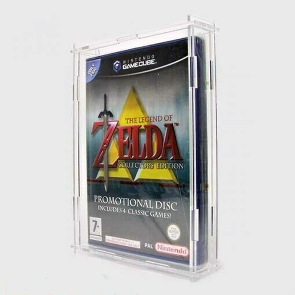 MINGSHI Nintendo GameCube Game Acrylic Display Case