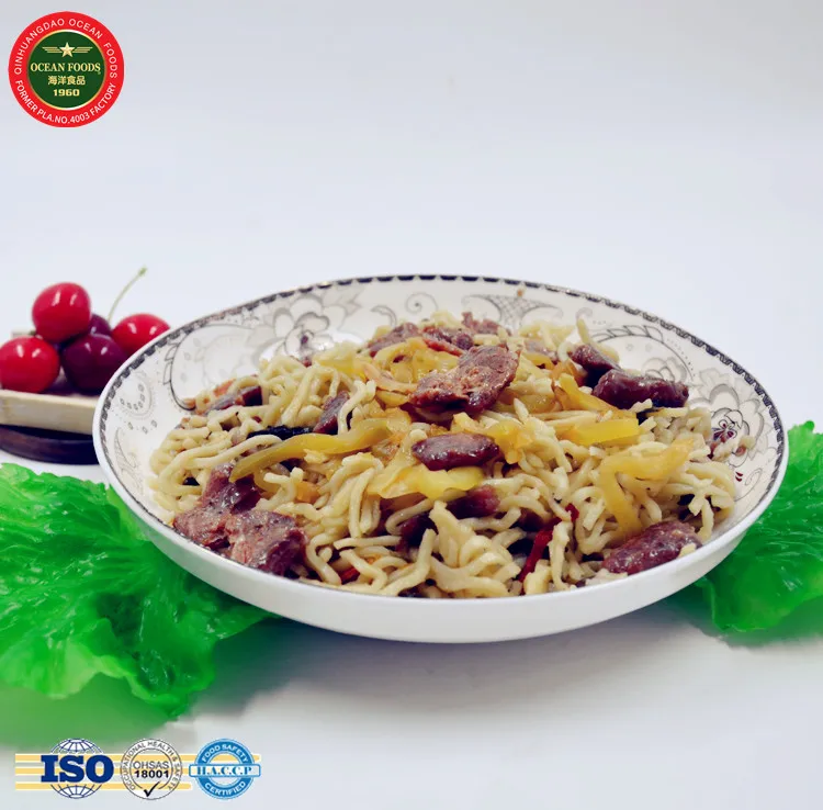  MRE еды жареная мгновенная лапша раствор риса