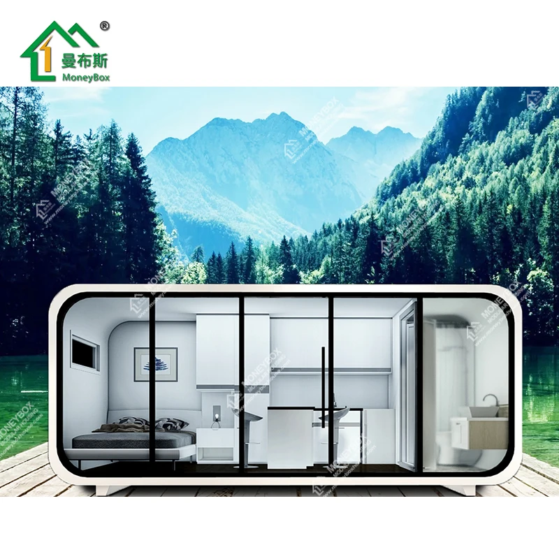 Factory Price Micro Villa Luxury House Steel Structure Frames Container Ready Living Apple Cabin