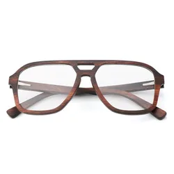 NEW Light Blocking Optical Spectacle Custom Logo Handmade Wood Frame eyeglasses eye glasses frames