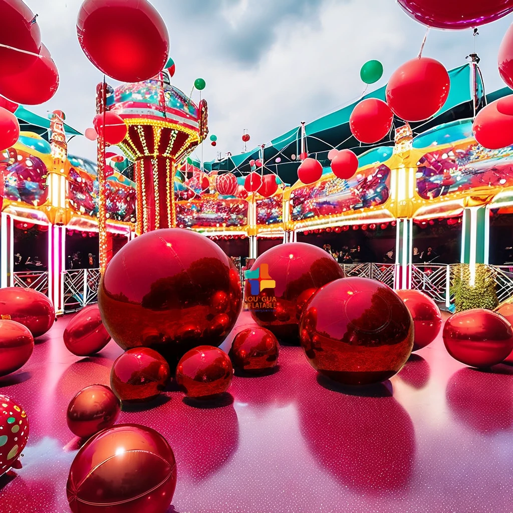 Large Black 2m PVC Mirror Ball Giant Inflatable Disco Balloon for Outdoor Events Parties Promotions 5m Siny Model Sea Shipping