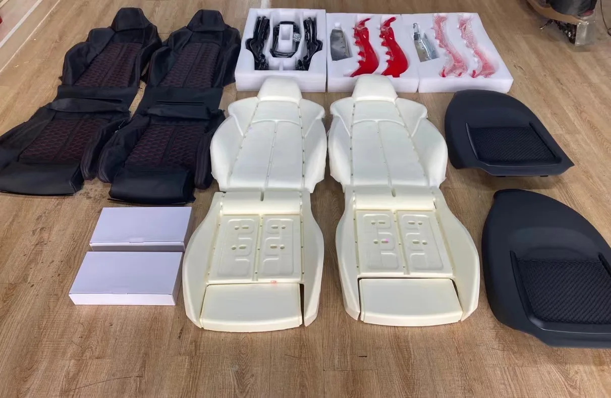 car Interior Accessories luxury customized leather cover bucket racing Sports Seats For Audi a3 a4 a5 a6 a7 a8 RS  upgrade