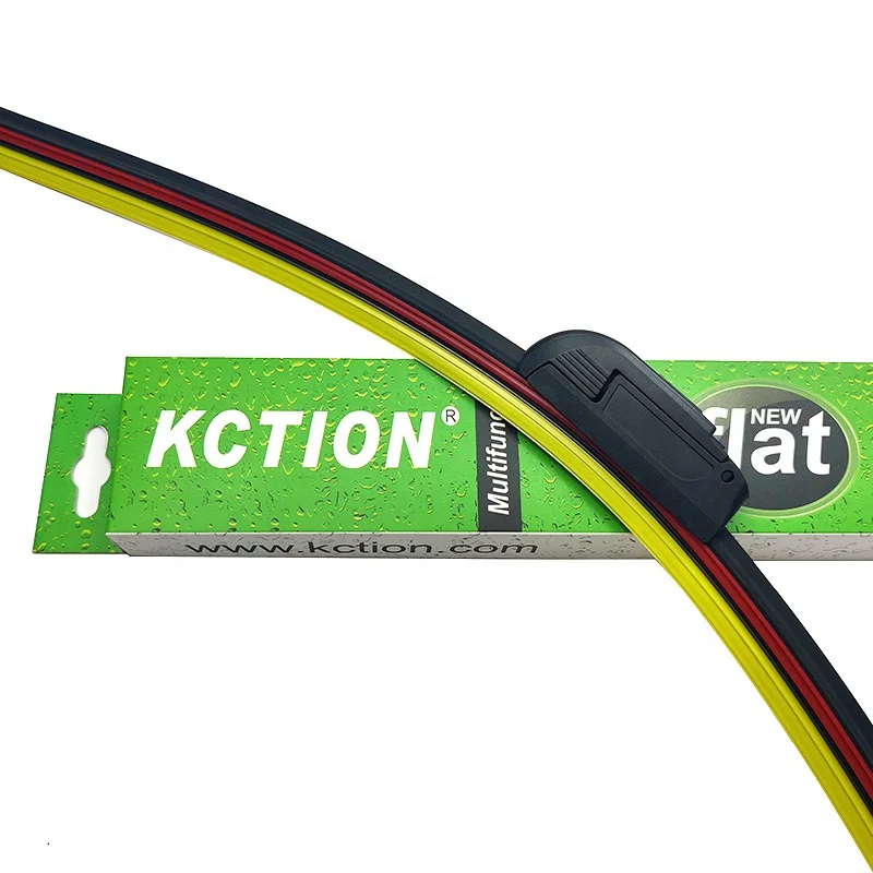 2023 OEM High Quality Free Sample Natural Rubber windshield Soft Frameless wiper blades with packing box