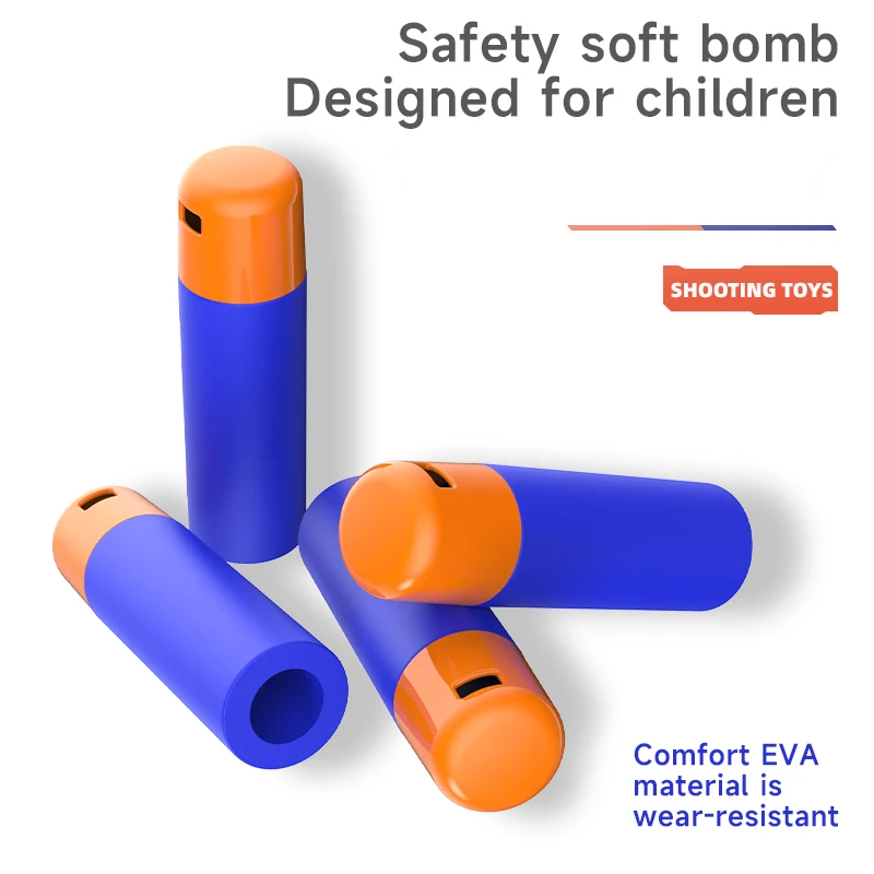 16PCS Safe EVA Darts Blaster Kids Indoor Outdoor Shooting Game Model Boys Gift Children Combination Soft Foam Bullet Toy Gun