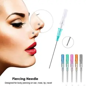 14G 16G 18G 20G Piercing Catheter Hollow Needles ,Piercing Supplies for Ear Nose Piercing
