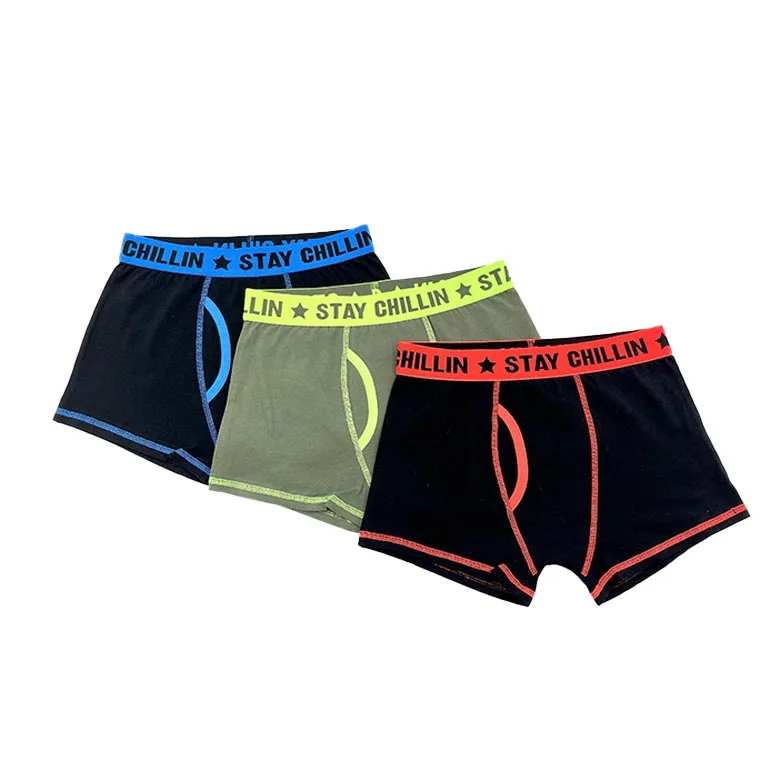 
Factory Price Custom Fancy Cute Design Kids Boys Brief Boxer Underwear 
