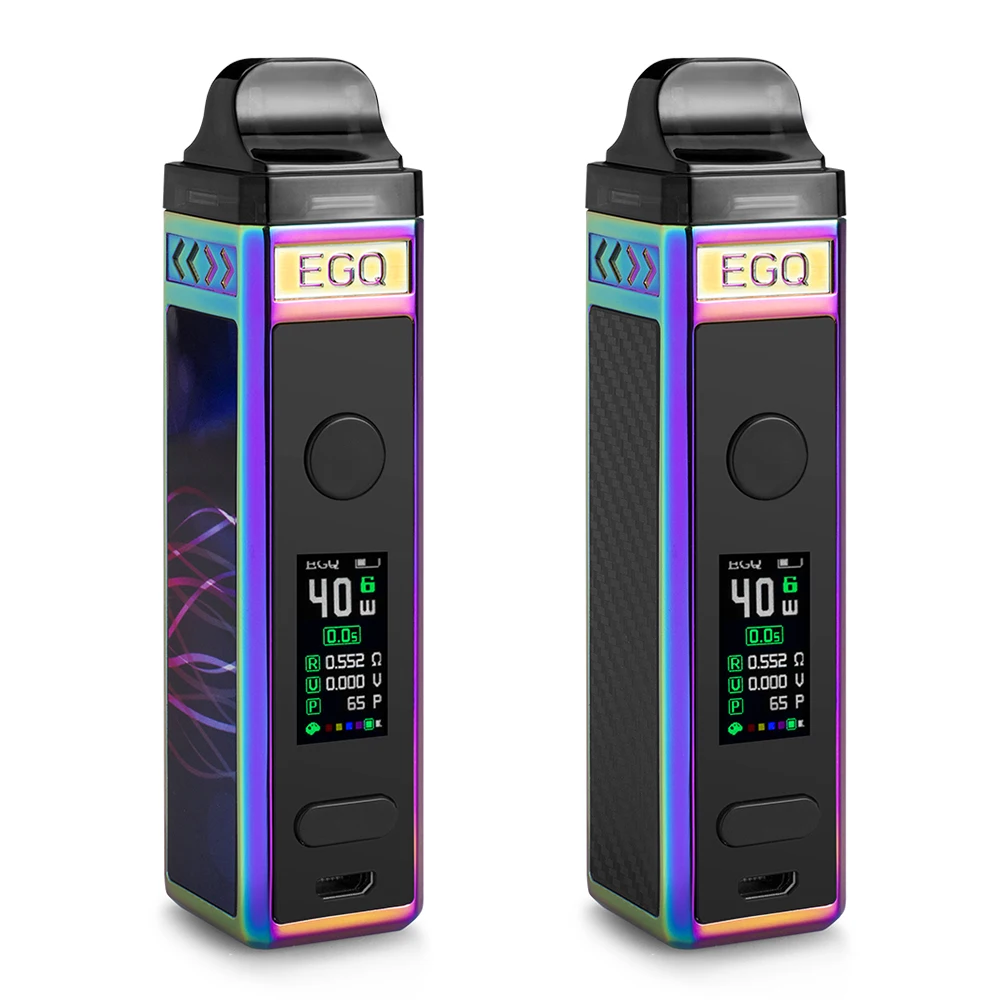 Хорошее качество испаритель EGQ 40 Вт электронная сигарета с цветным