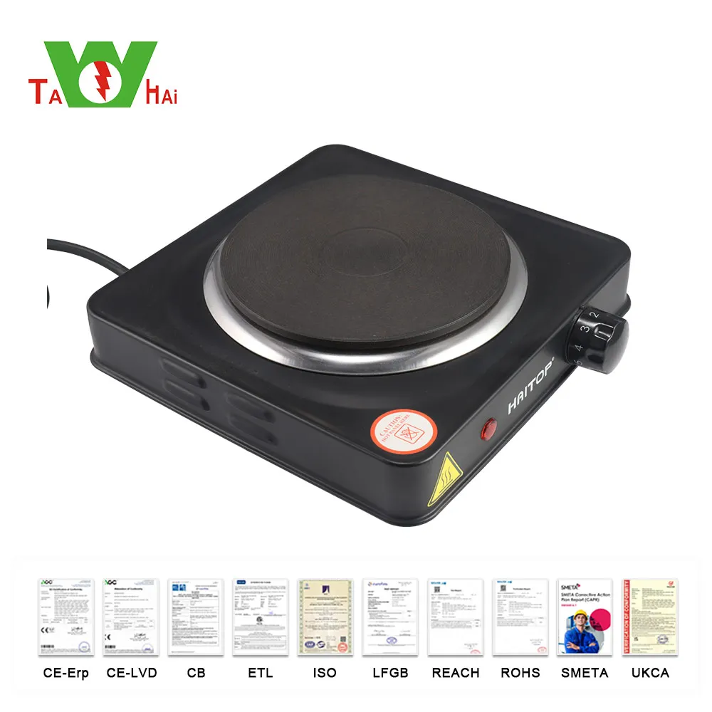 Cook top electric stove  mini single hot plate 1000w electric cooking stove