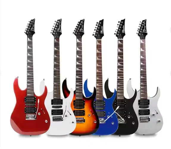 MS-170 Musical Instruments Body Basswood Neck Maple Fingerboard Rosewood Wholesale Price Glossy 24 Frets Cheap Electric Guitar