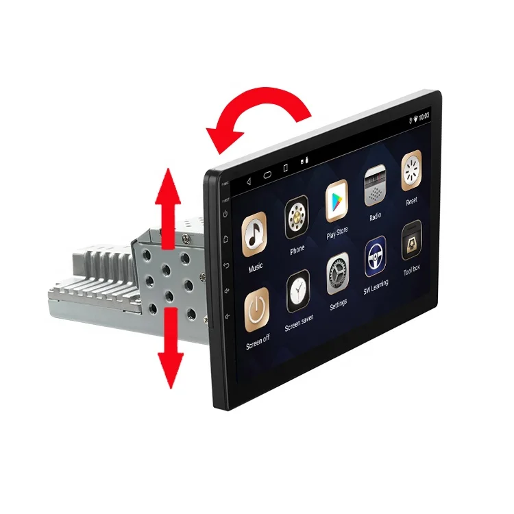 Universal Resolution 1024*600 Ram 2Gb Rom 32Gb Multimedia 10Inch Autoradio 1 Din Estereo Android 9 Radios