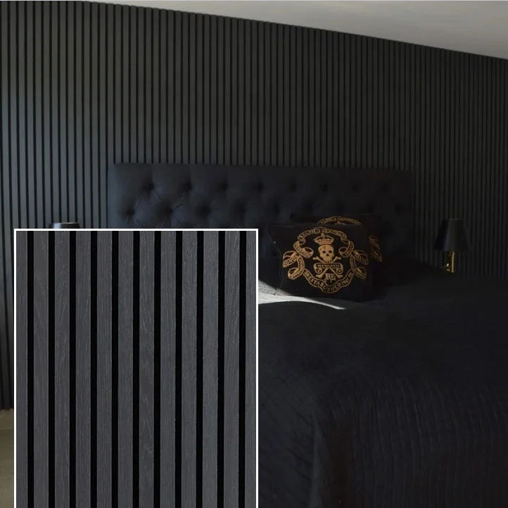 HUI TE Custom Indoors Proof Polyester Aluminum Grille Art Acoustic Sound Absorbing background Wall Panel