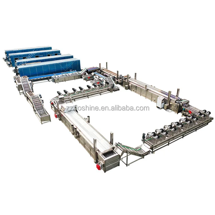 Full automatic potato crisps cassava slice production line snack potato crisps frying processing line chips making machine