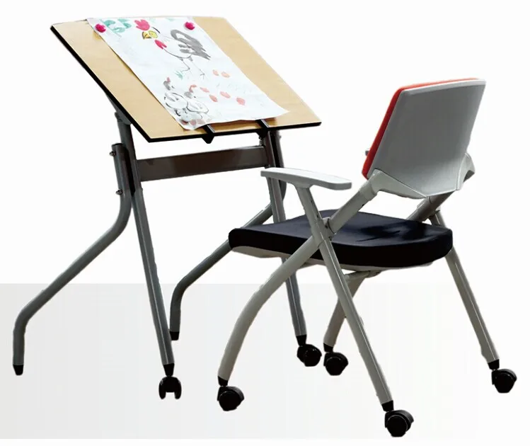 New Modern Design School Design Drafting Folding Table for Drawing