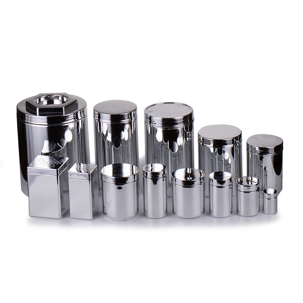 RTCO hdpe metallized jar protein plastic chromed containers