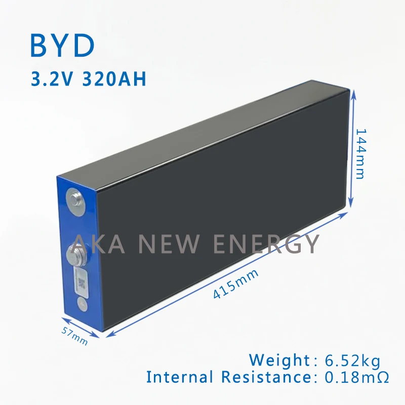 Новый класс A Lifepo4 BYD 3 2 В 320AH литий-ионный аккумулятор LFP 3C разряд