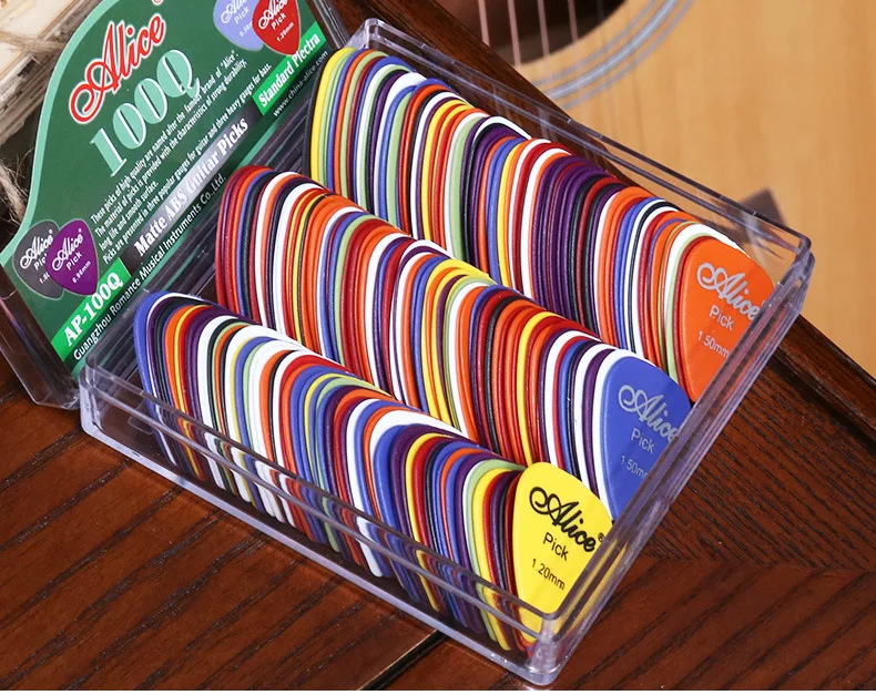 100pcs/set matte alice guitar picks guitar accessories