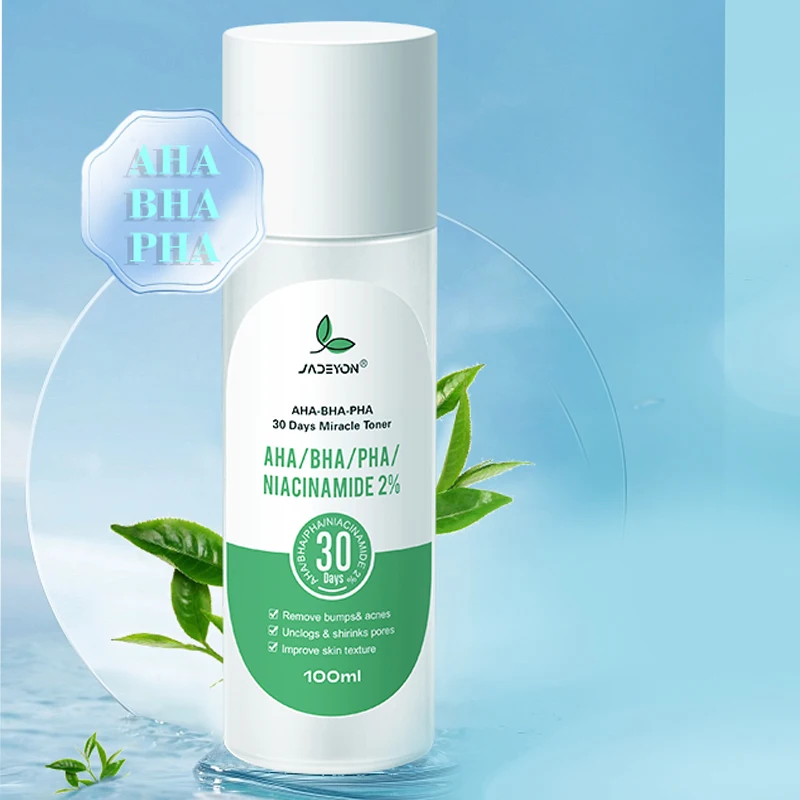 Facial Natural Face Toner For Hyperpigmentation Moisturizing Spray Niacinamide Aha Bha Pha 30 Days Miracle Toner For Face