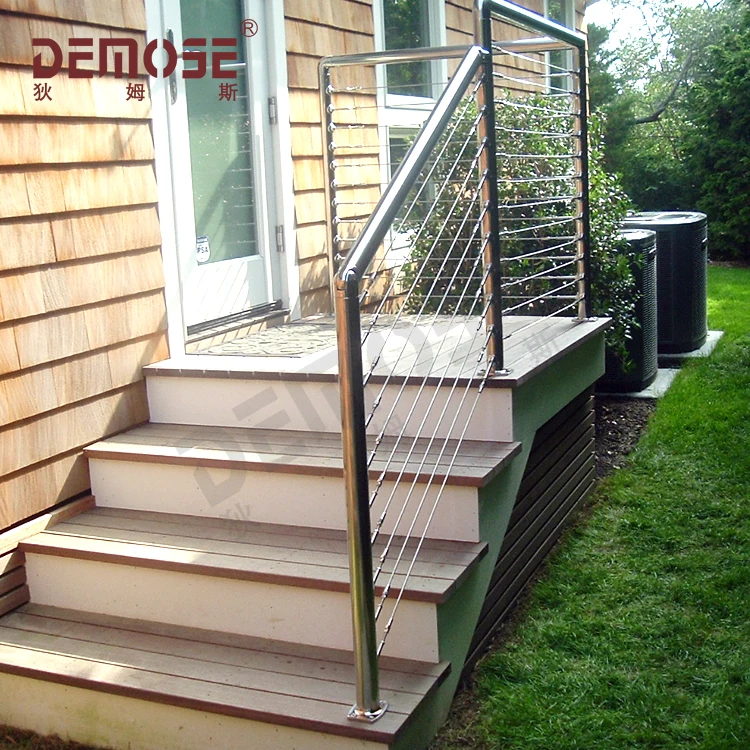 ss hand railing design chain link fence handrails for outdoor steps