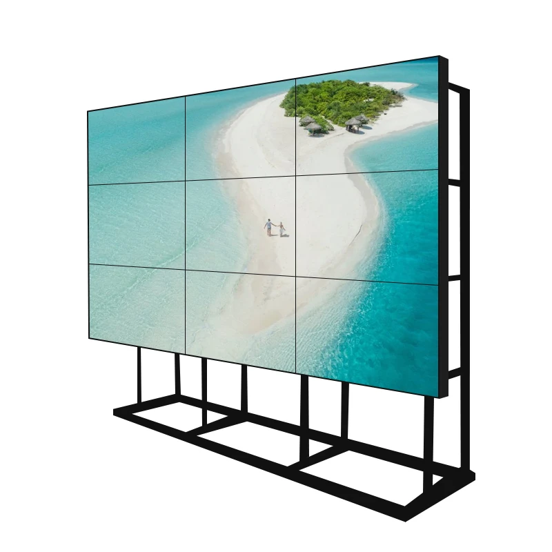 55 Inch Indoor 3x3 Wall-mounted Narrow Bezel Video Wall Screen Advertising Display Digital Signage LCD Monitor Display