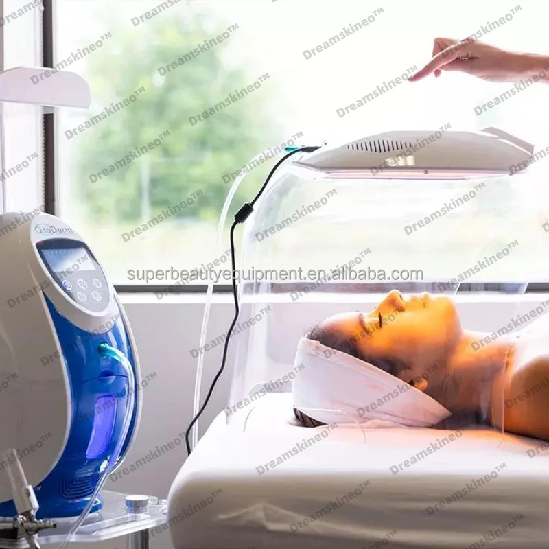 Красота спа O2toDerm омоложение кожи Гипербарическая Кислородная маска для ухода за лицом уход кожей кислородная струя с кислородным распылителем