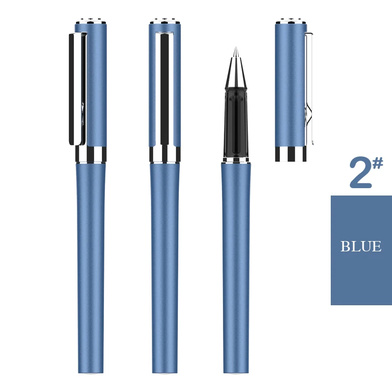 Гравировка розовая Роскошная Золотая цветная металлическая шариковая ручка