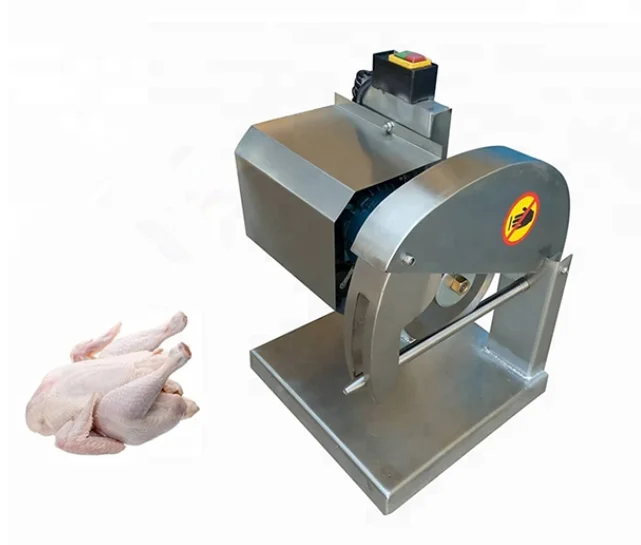 chicken portion cutting machine/Electric Vertical Duck Meat Cutting Portion Chicken Bone Saw Cutter Machine