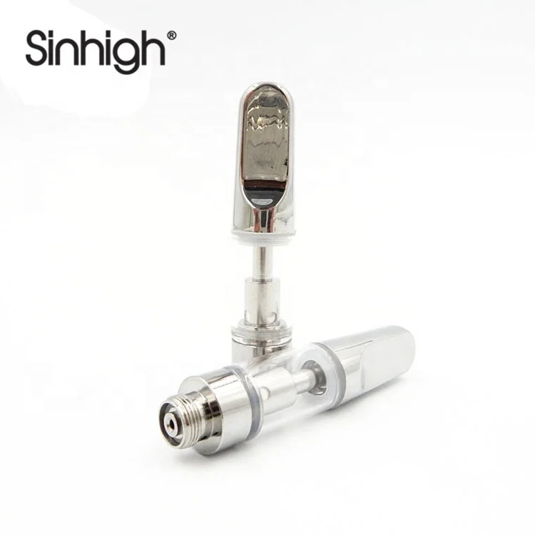  Sinhigh Customizer CBD Ceramic Vape Cartridges for Gold Metal Tip 0.5ml/1.0ml Electronic