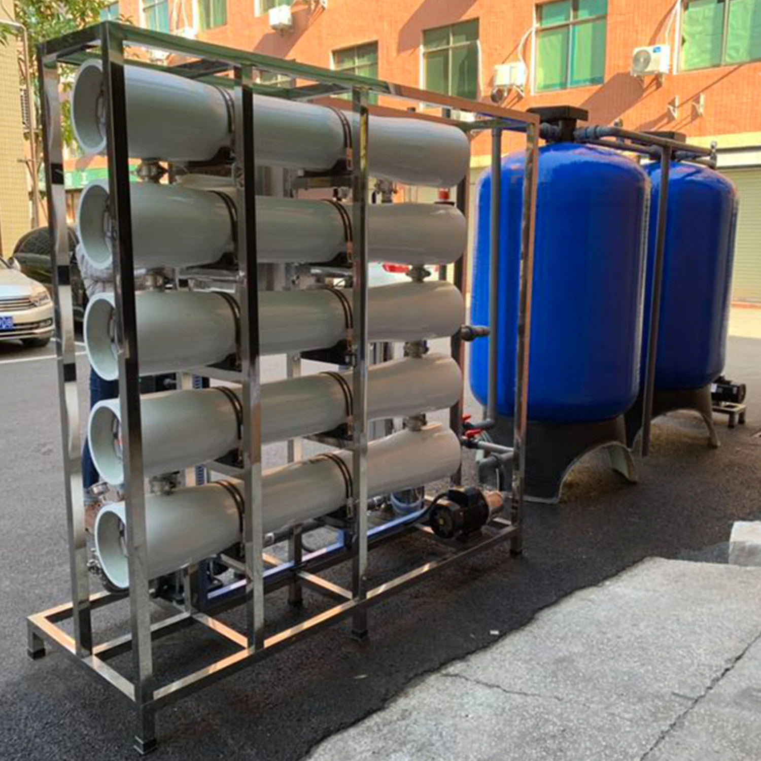 RO Mineral Water Treatment Machine Reverse Osmosis Soft Drinking Water Process Line Filtration Equipment Plant Products