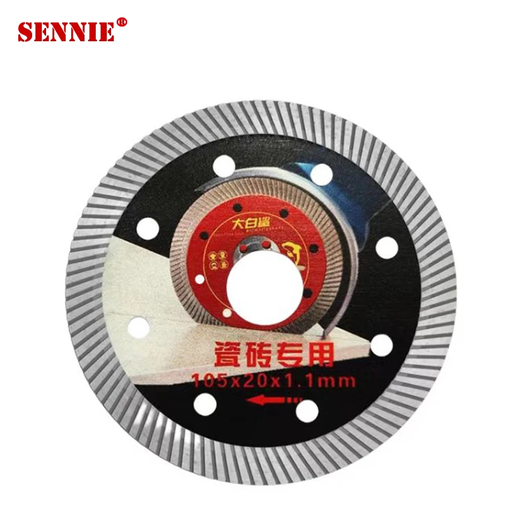 Ultra-Thin 4 Inch Ceramic Tile Cutting Saw Blade Dry and Wet Rock Board Diamond Circular Shape Steel and Plastic Material