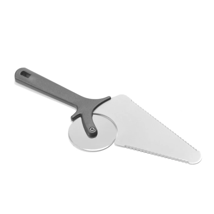 Hot Selling Baking Tools Rocker Pizza Peel And Cutter With Plastic Handle