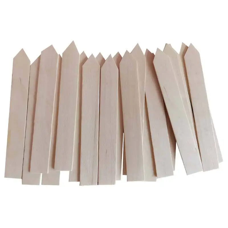 Plant Labels Wooden Plant Tags Waterproof Nursery Garden Labels Markers Plants Sign Stakes Sticks