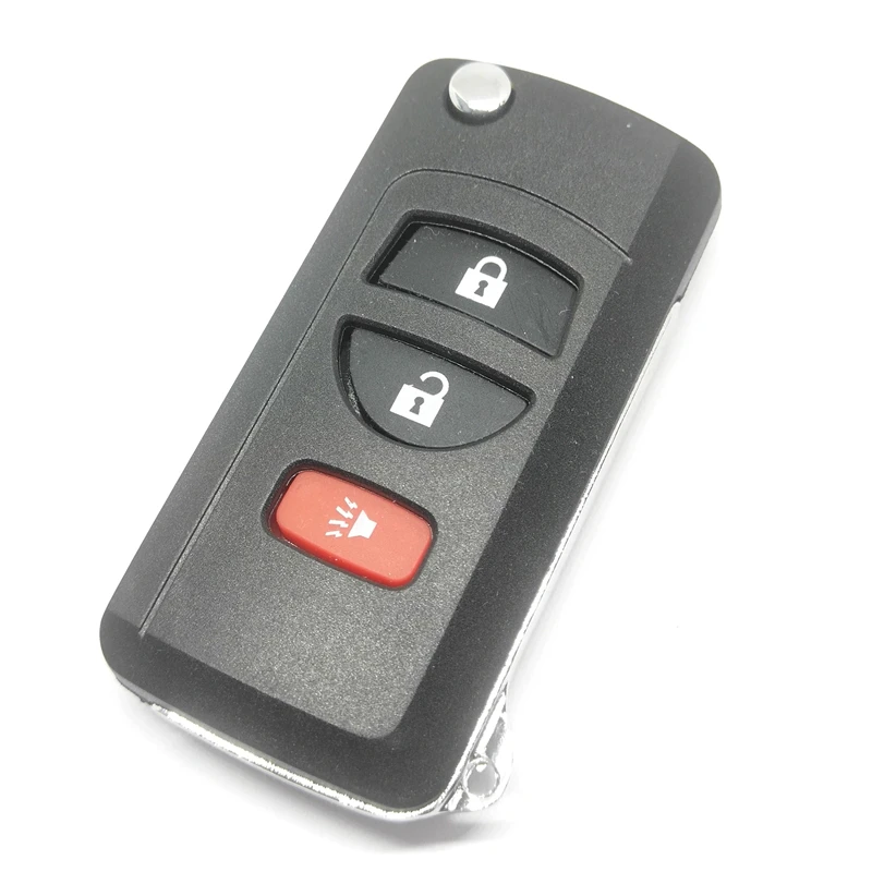 Modified Flip Folding Remote Car Key Shell Case For N-ISSAN Pathfinder Titan Versa Maxima Frontier Xterra Murano INFINITI