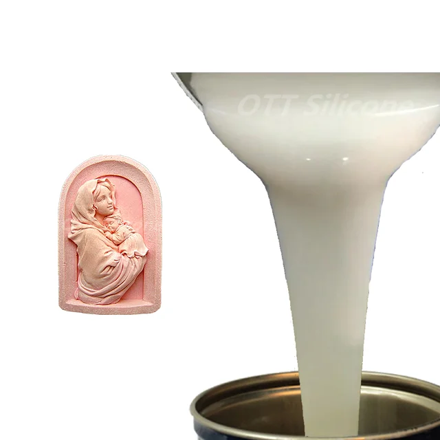 Concrete Sculptures Duplication Silicone Rubber Of RTV2 Liquid Silicone