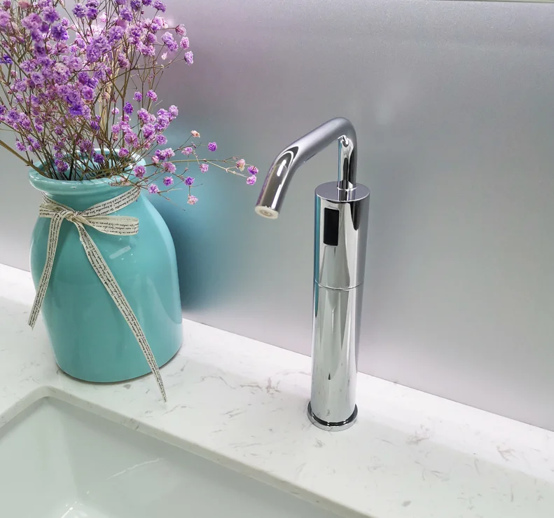 Electric Commercial Infrared Hand Sanitizer Brass Dispenser 1000Ml Foam/Liquid DC6V/AC100-240V