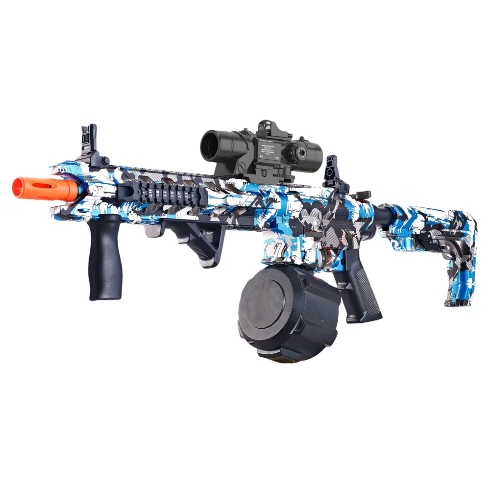 Hot Selling Collection Electric Automatic Plastic Toy Gun Pistol Red Black For Boys Play Shooting Team Game