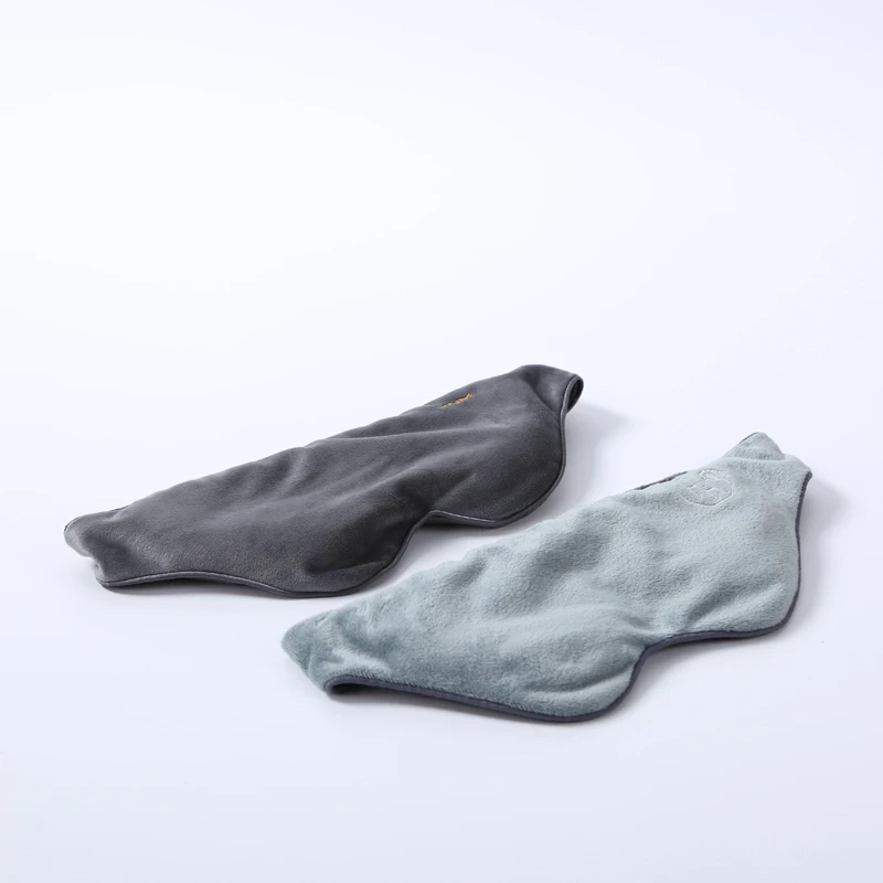 wholesale minky bamboo sleeping weighted eye mask with logo