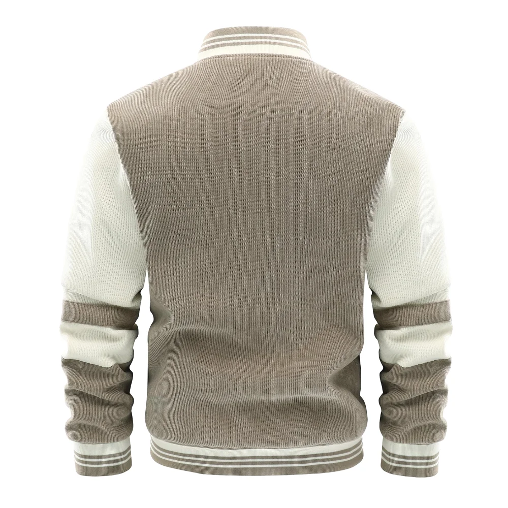 Custom Men Lettermen Basketball Jacket Print Embroidered Varsity Jacket Winter Cotton Casual Jacket For Men High Quality