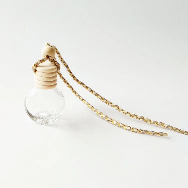 8ml  Glass Car Perfume Bottles Perfume Empty Hanging Car Diffuser Bottle