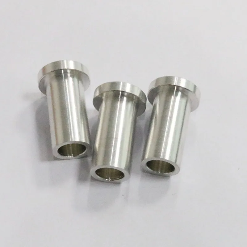 Precision CNC Turning Metal Parts Non-standard Flat Head Rivet Aluminum Lathing Hollow Sleeve Bushing