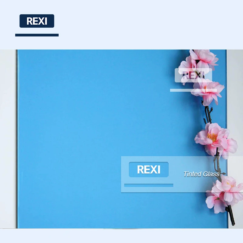 Dark Blue, Ford Blue, Lake Blue Tinted Float Glass with Factory Wholesale Price